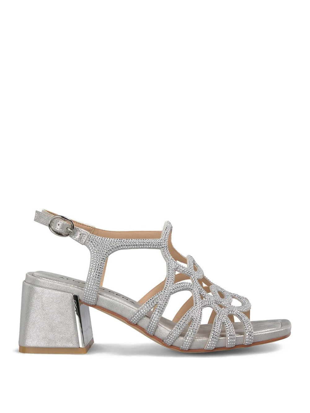 ALMA EN PENA Sandali con tacco Donna - Argento modello 50942