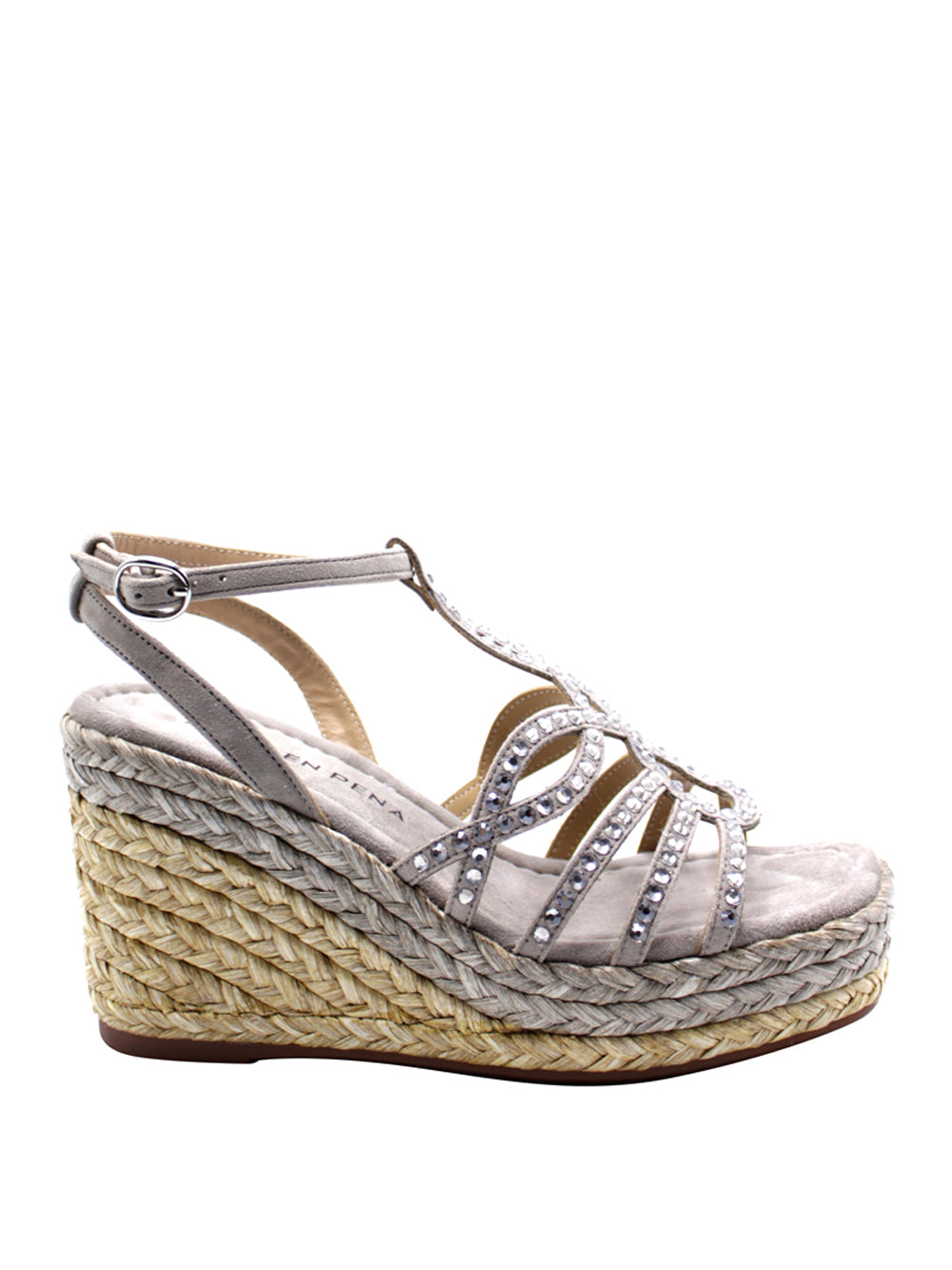 ALMA EN PENA Sandali con zeppa Donna - Beige modello 51292
