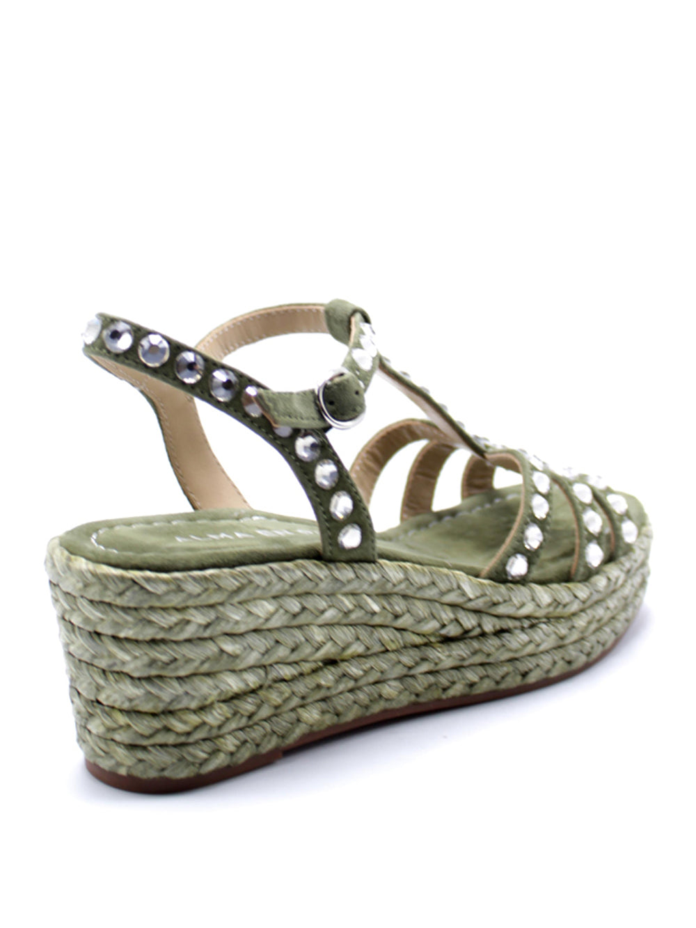 ALMA EN PENA Sandali con zeppa Donna - Verde modello 51451