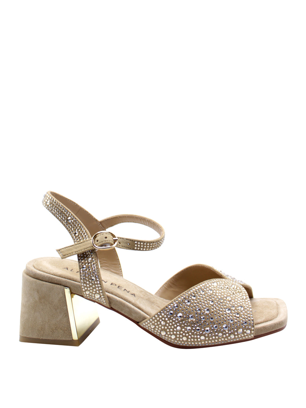 ALMA EN PENA Sandali con tacco Donna - Beige modello 974
