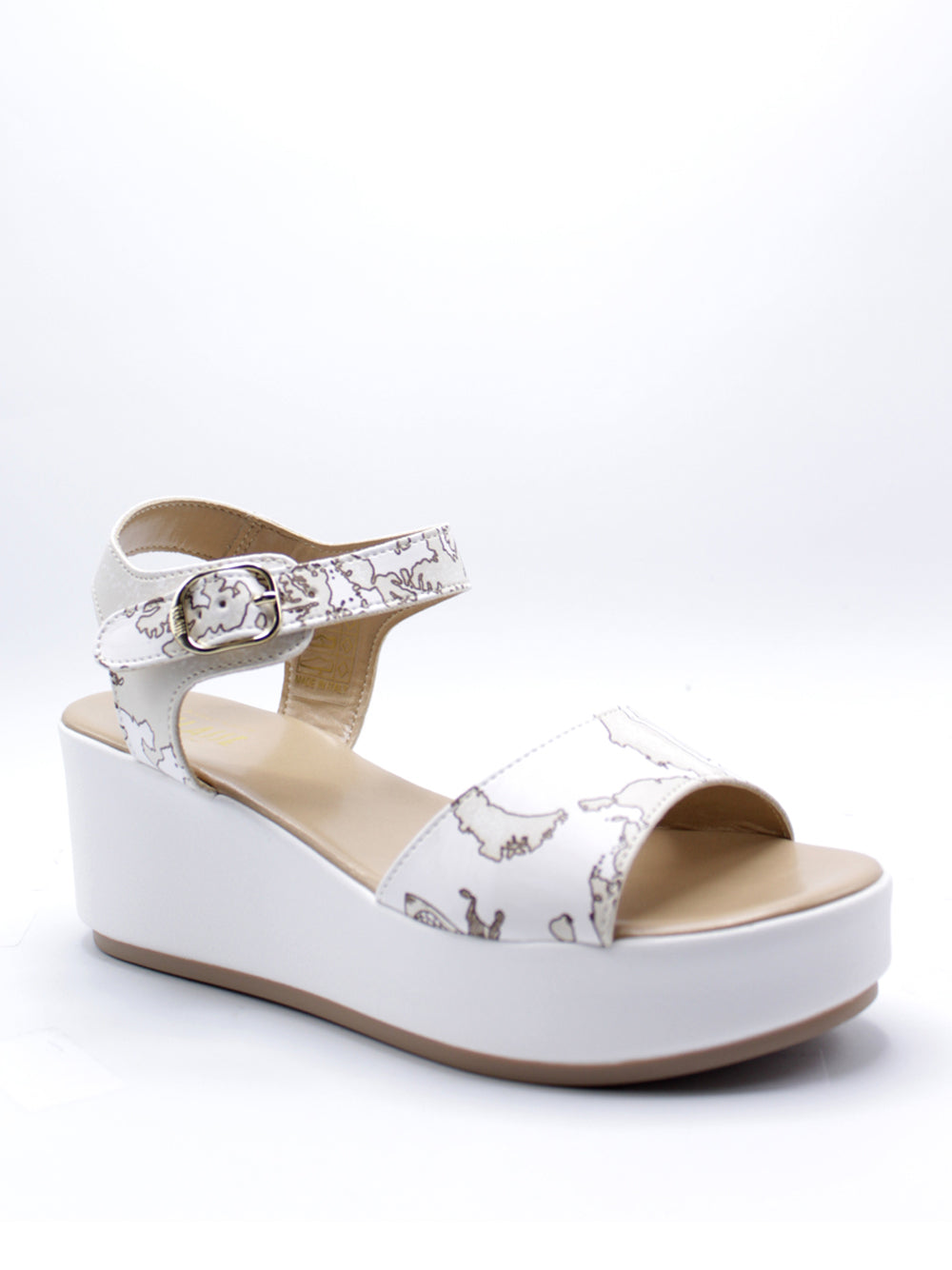 Alviero Martini 1A Classe Sandali con zeppa Donna - Bianco modello 1110
