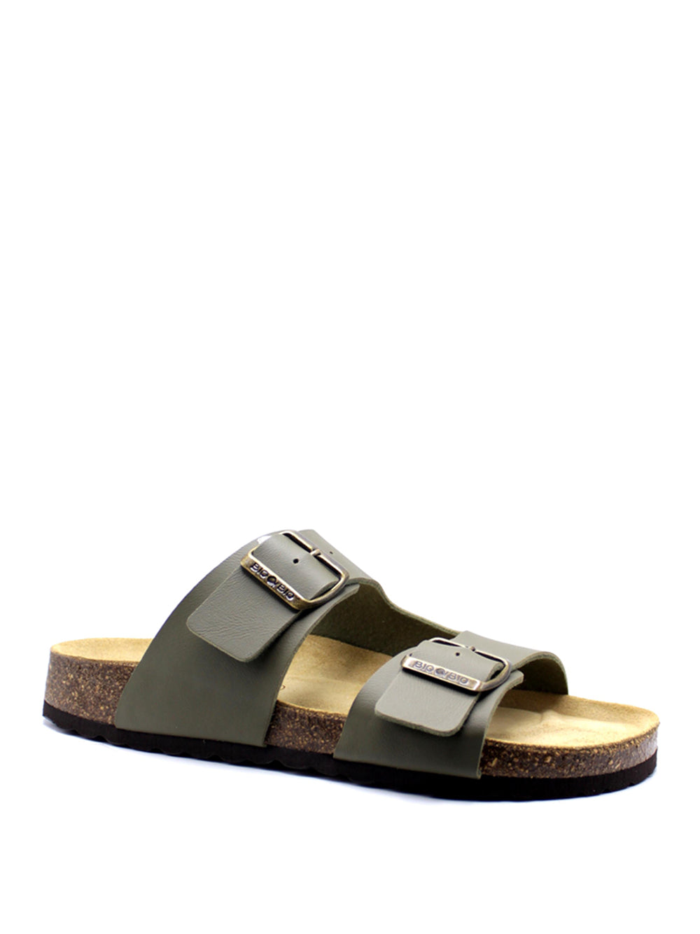 BIO BIO Sandali slide Donna - Kaki modello CAILIN