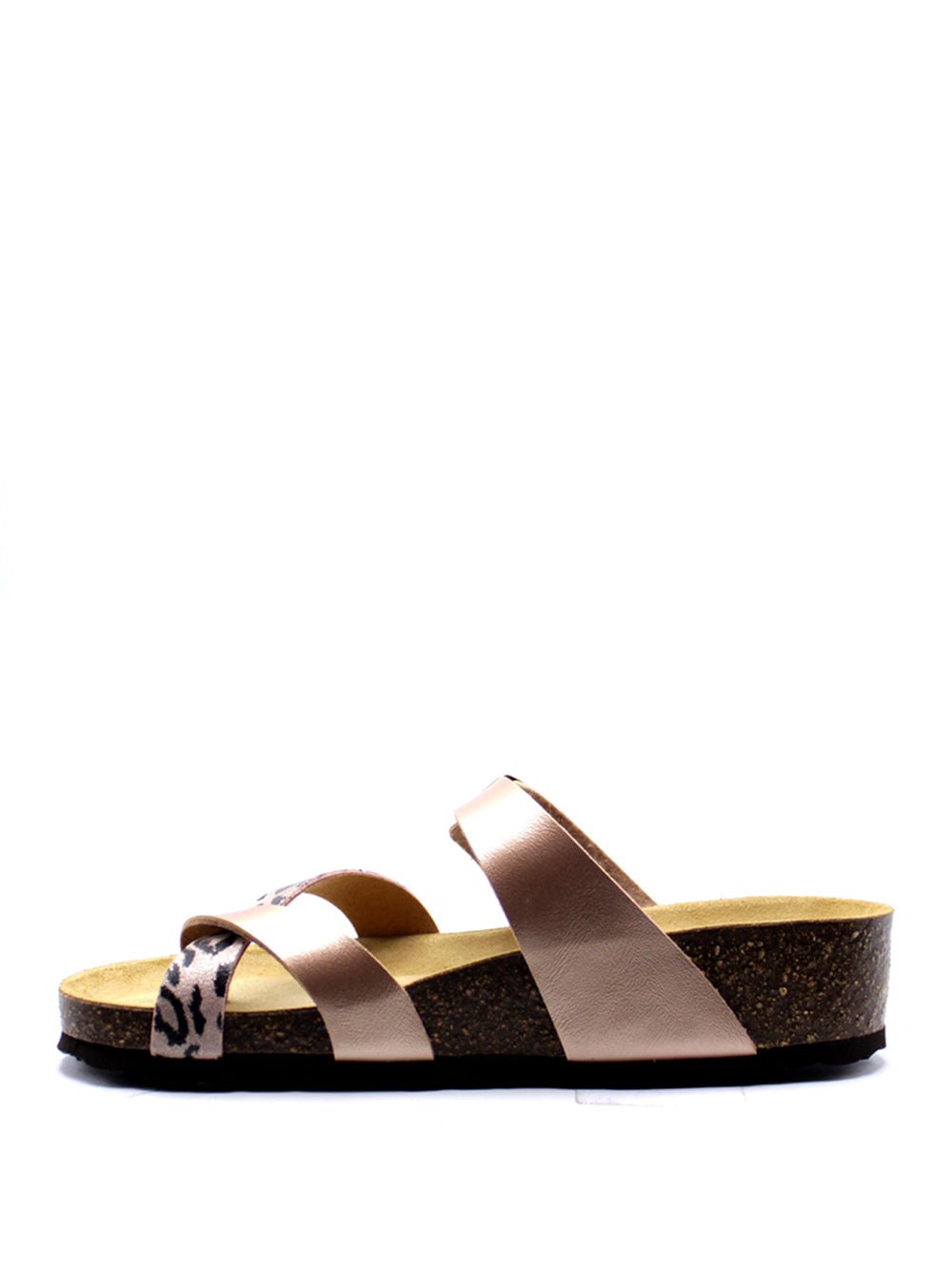 BIO BIO Sandali con zeppa Donna - Oro modello RITA METAL