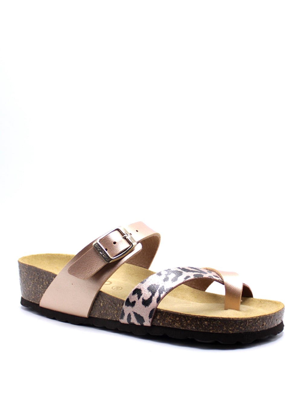 BIO BIO Sandali con zeppa Donna - Oro modello RITA METAL