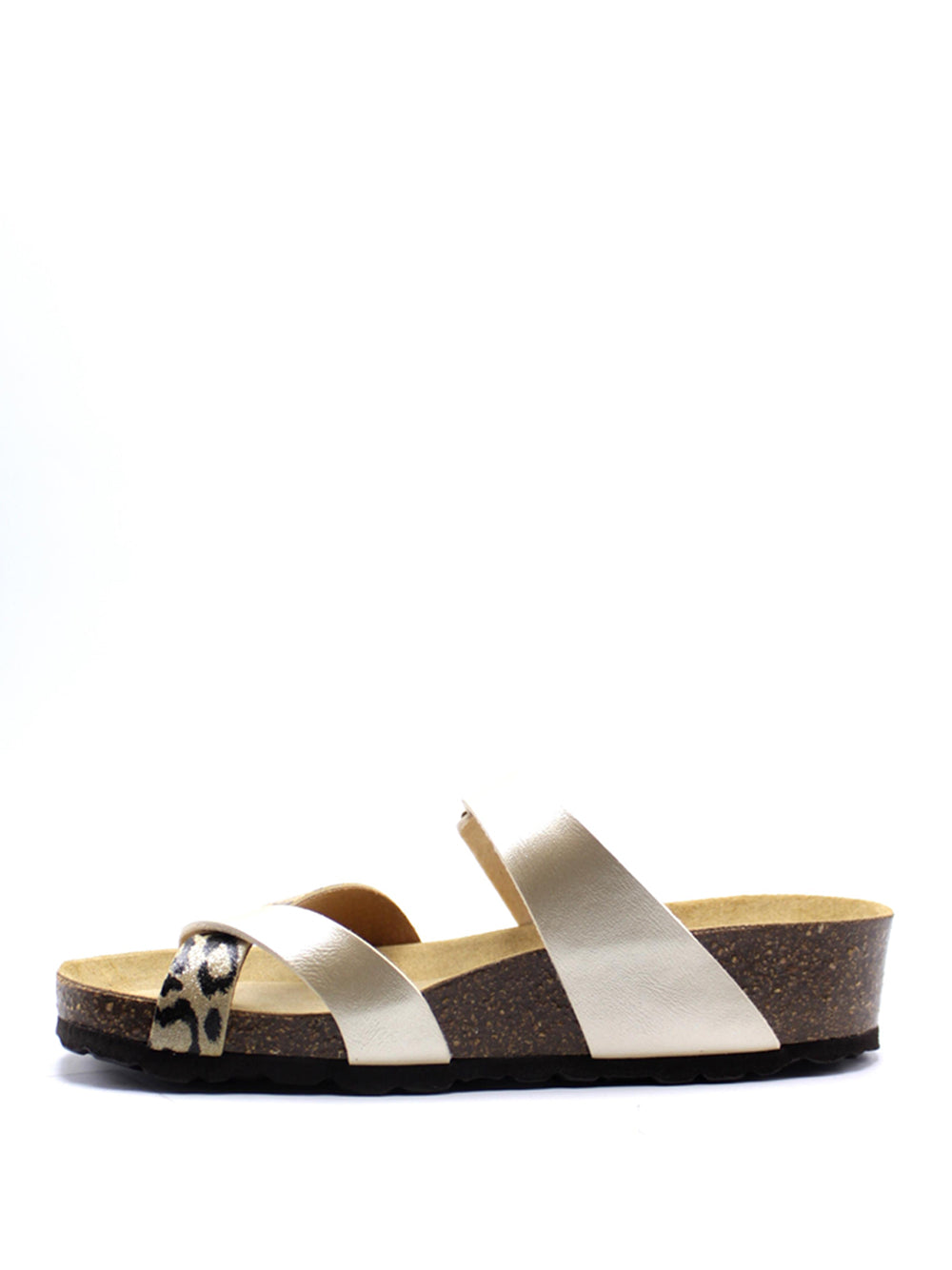 BIO BIO Sandali con zeppa Donna - Oro modello RITA METAL