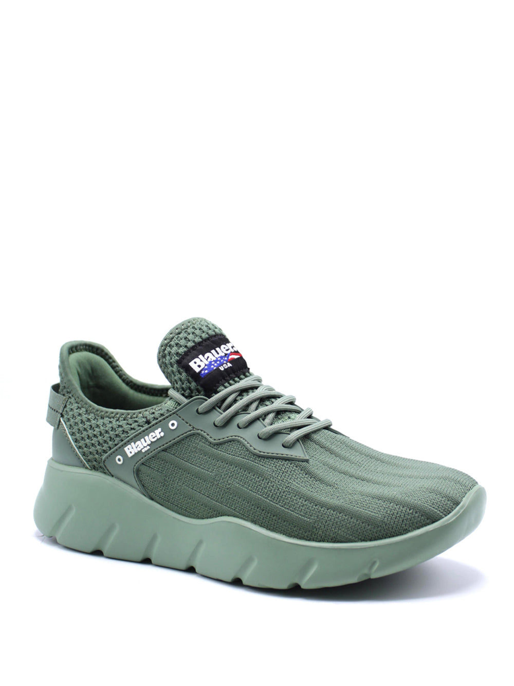 BLAUER Sneakers plantare estraibile Uomo - Verde modello S5HULETT01/KNI