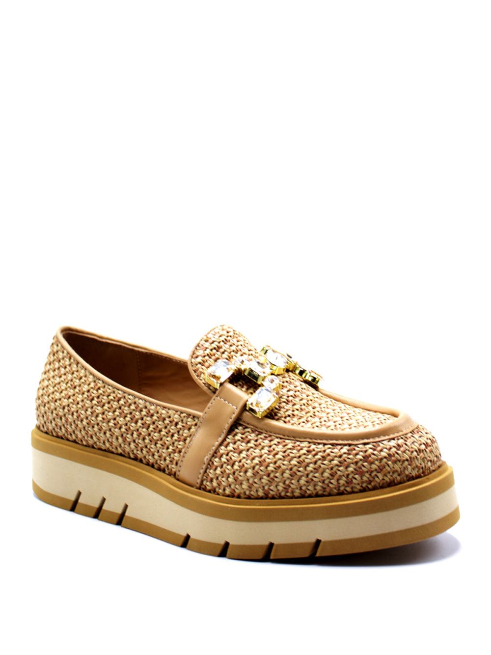 BRUNO PREMI Mocassini platform Donna - Beige modello 1603