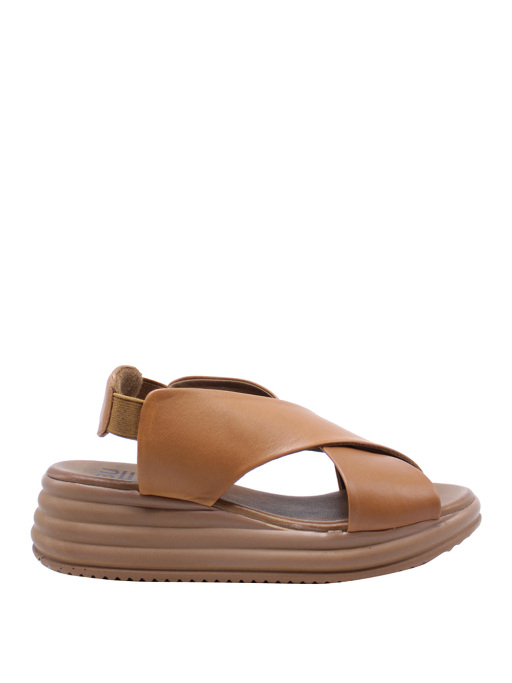 BUENO Sandali con zeppa Donna - Cuoio modello WY5703