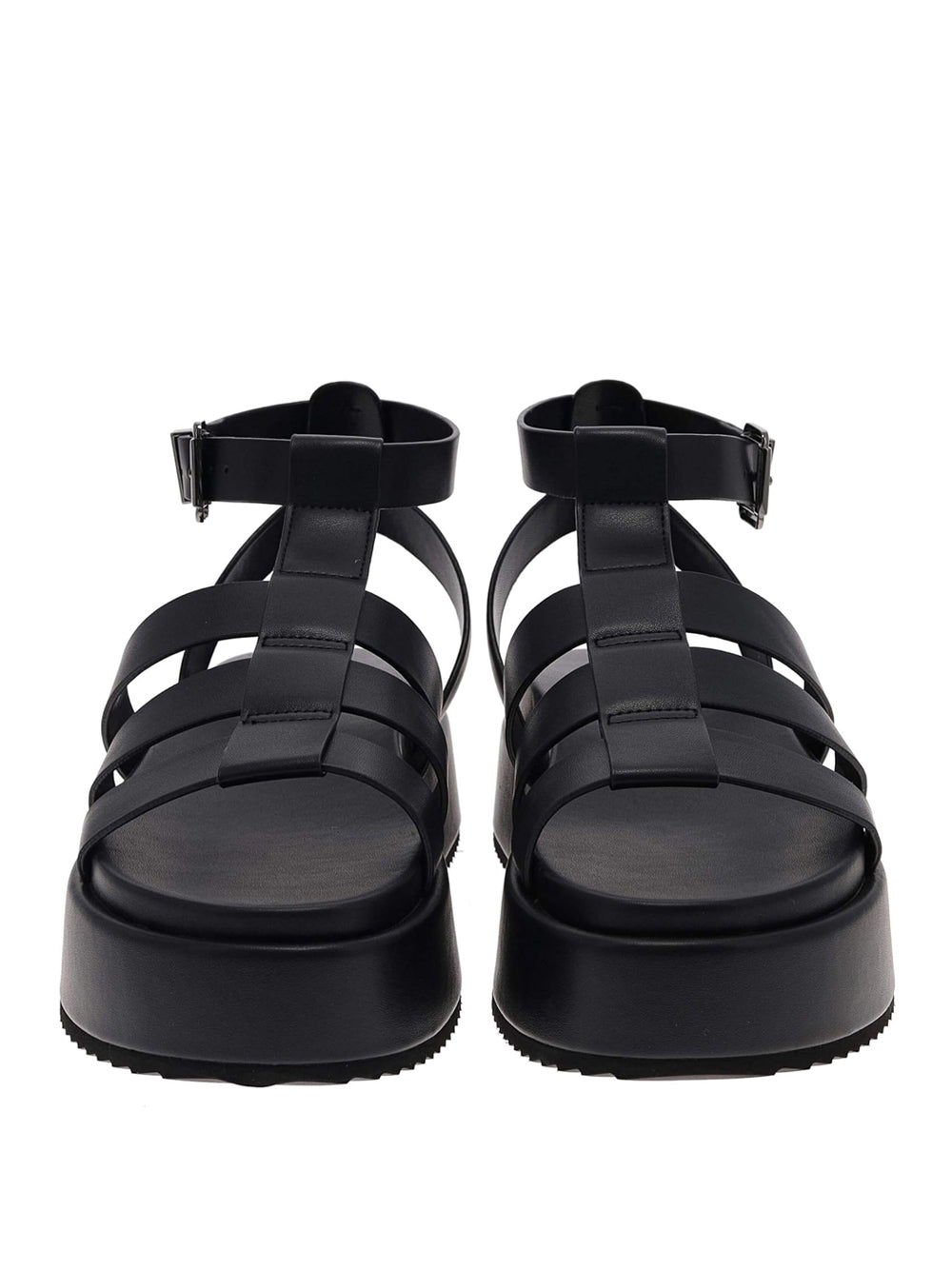 BUFFALO Sandali platform Donna - Nero modello 1602209