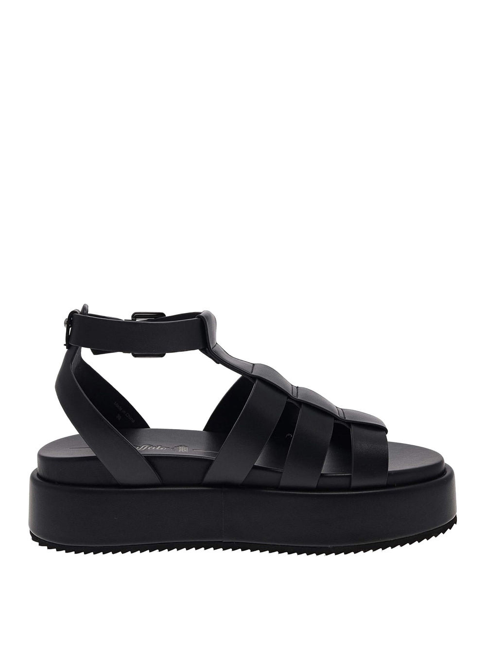 BUFFALO Sandali platform Donna - Nero modello 1602209