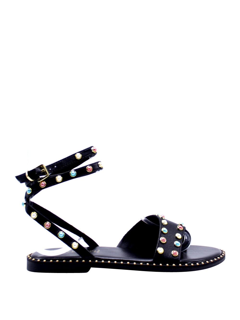 CAFE'NOIR Sandali con borchie Donna - Nero modello C1GG1104