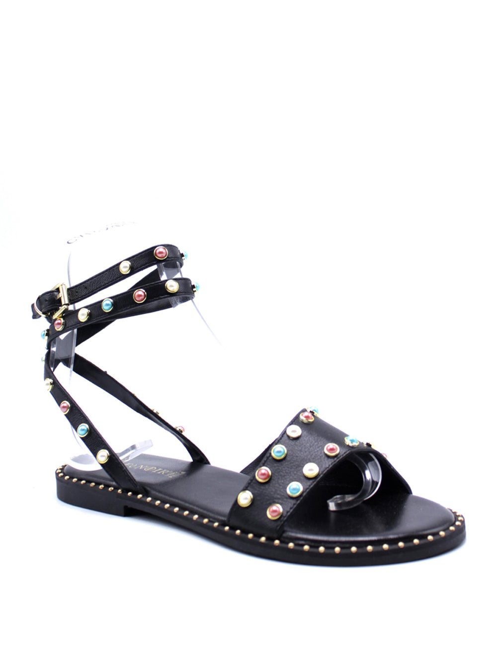 CAFE'NOIR Sandali con borchie Donna - Nero modello C1GG1104