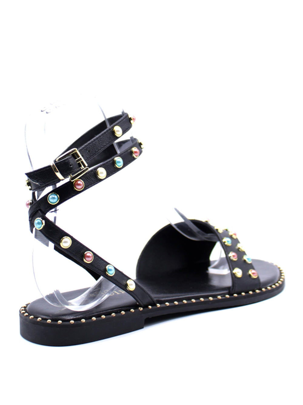 CAFE'NOIR Sandali con borchie Donna - Nero modello C1GG1104