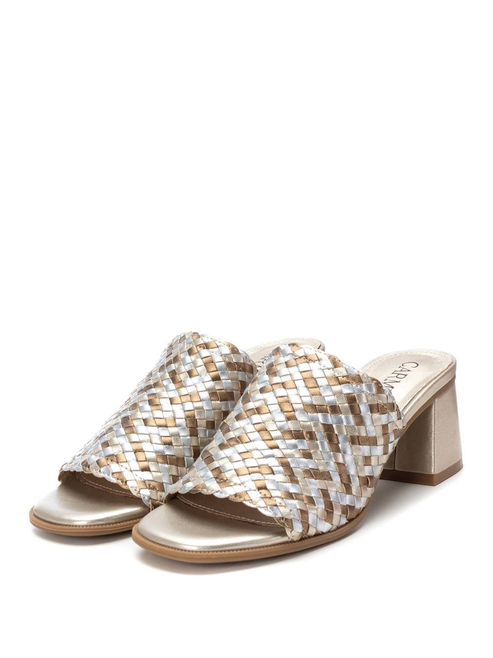 CARMELA Sandali con tacco Donna - Oro modello 16219101