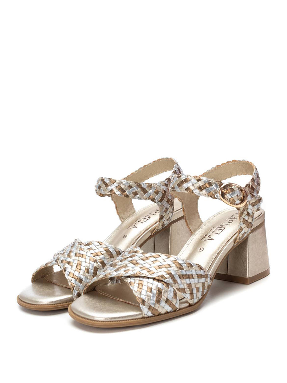 CARMELA Sandali con tacco Donna - Oro modello 16219201
