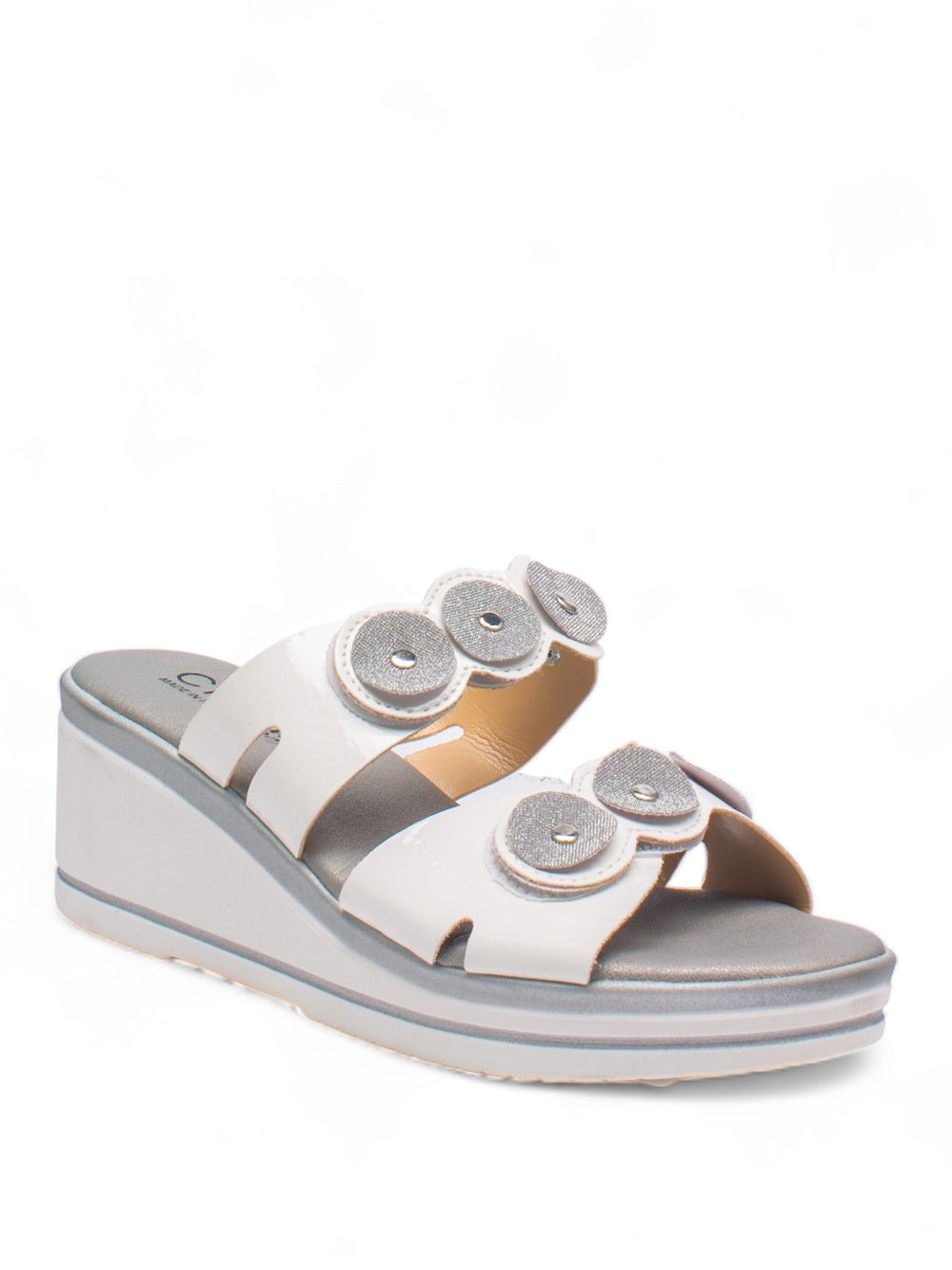 CINZIA SOFT Sandali con zeppa Donna - Bianco modello LF013079