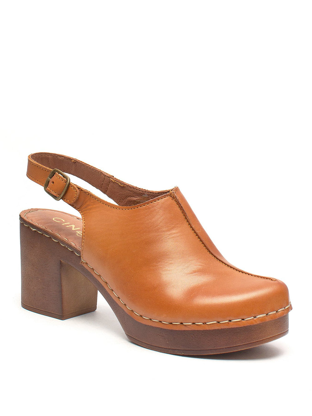 CINZIA SOFT Sandali con tacco Donna - Cuoio modello PQ1143622