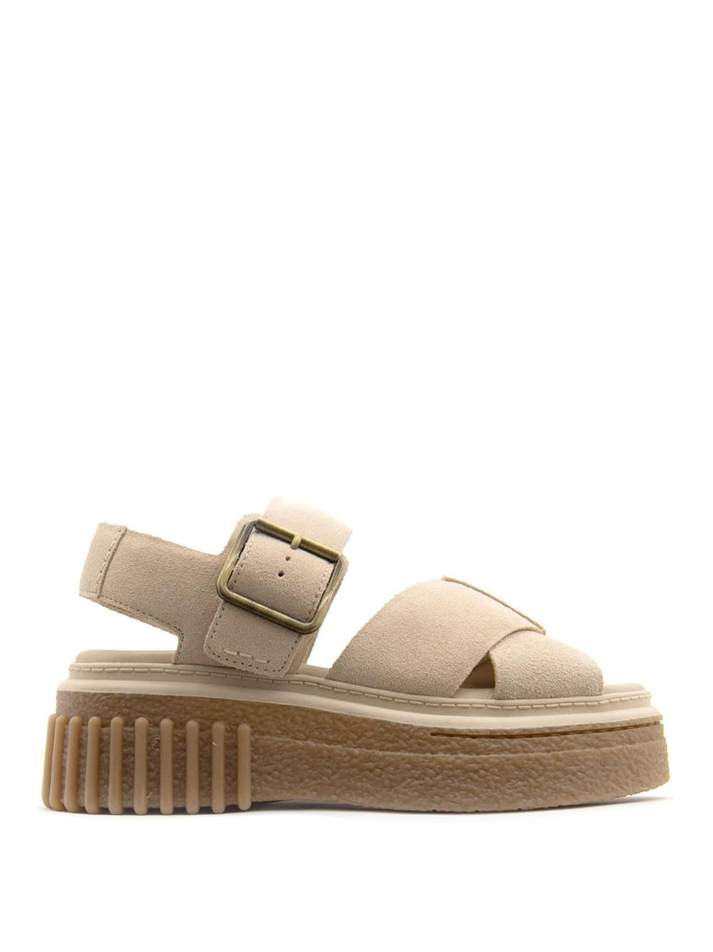 CLARKS Scarpe Stringate platform Donna - Ecru modello 181202