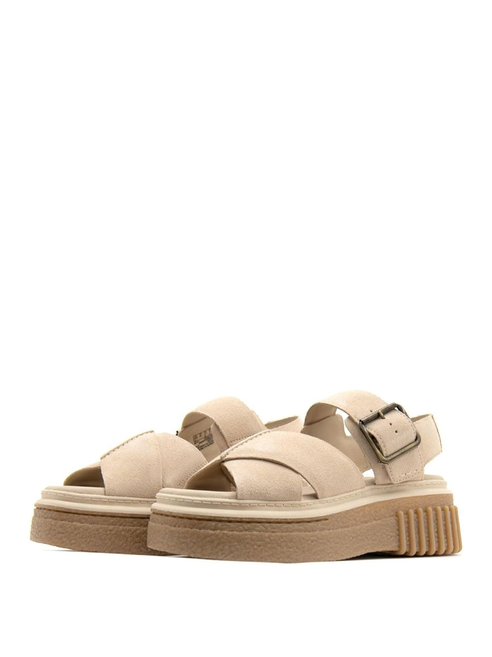 CLARKS Scarpe Stringate platform Donna - Ecru modello 181202