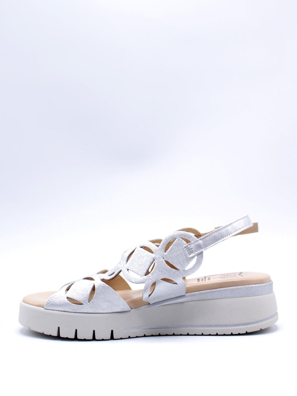 CONFORT Sandali con zeppa Donna - Argento modello 7158