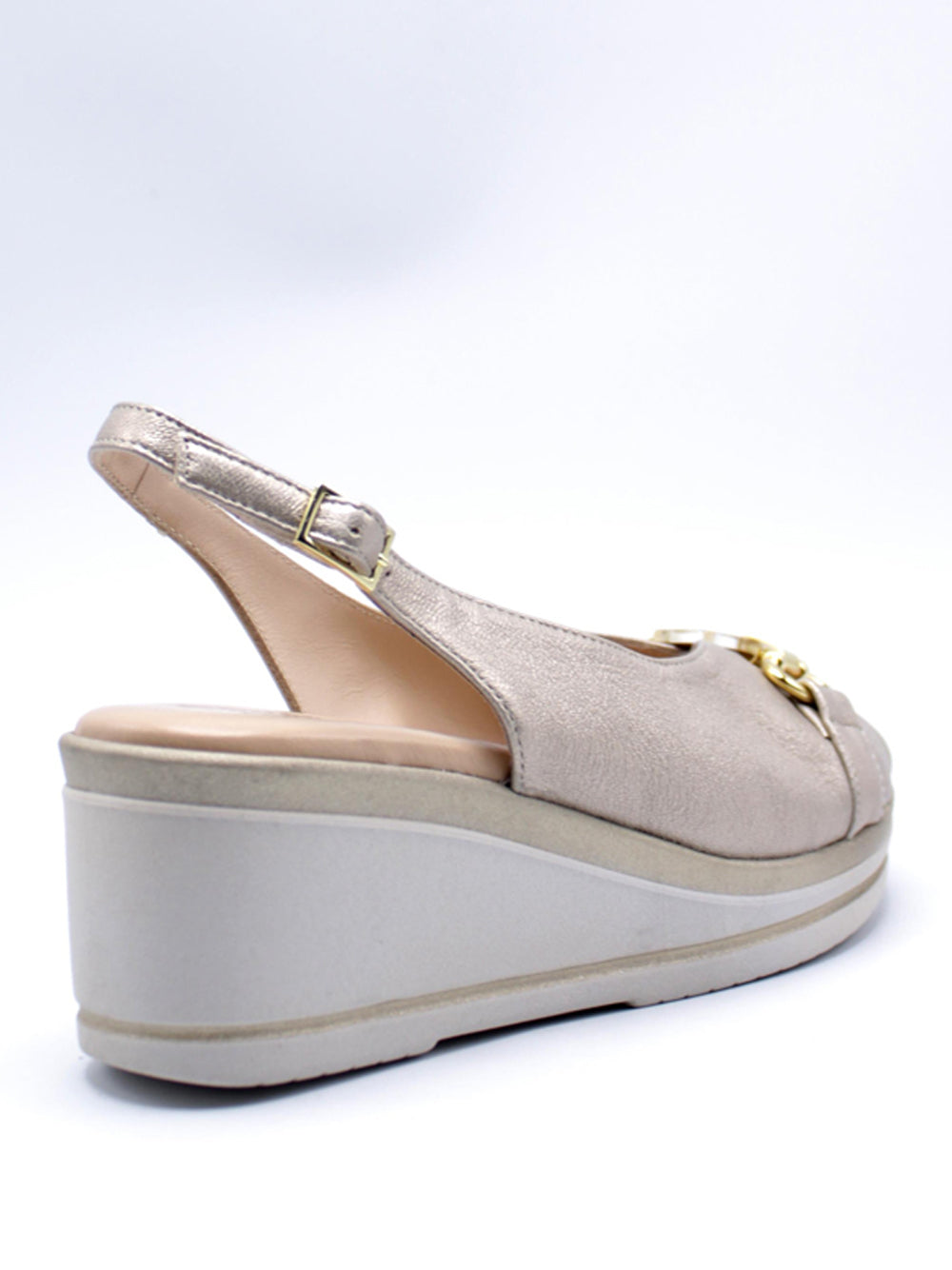 CONFORT Sandali con zeppa Donna - Beige modello 7323