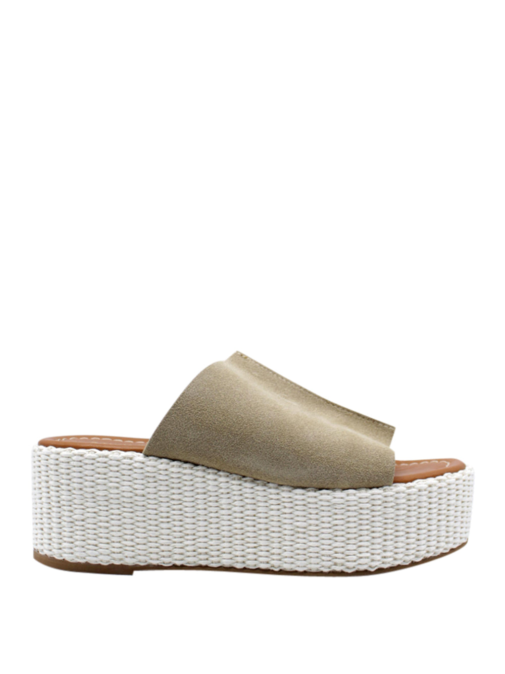 DONNA TOSCANA Sandali con zeppa Donna - Taupe modello 100