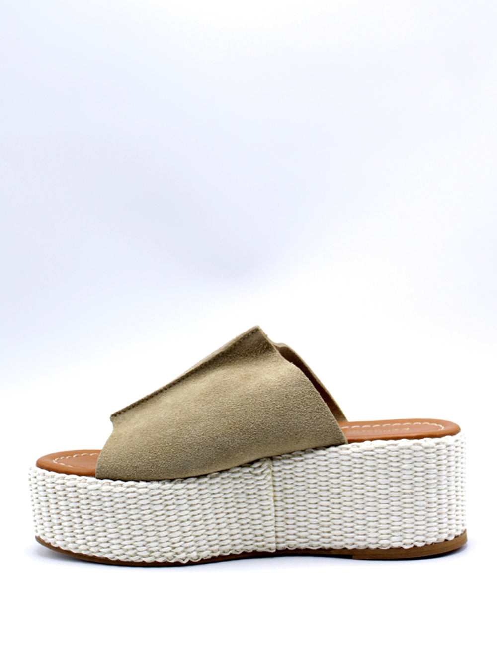 DONNA TOSCANA Sandali con zeppa Donna - Taupe modello 100