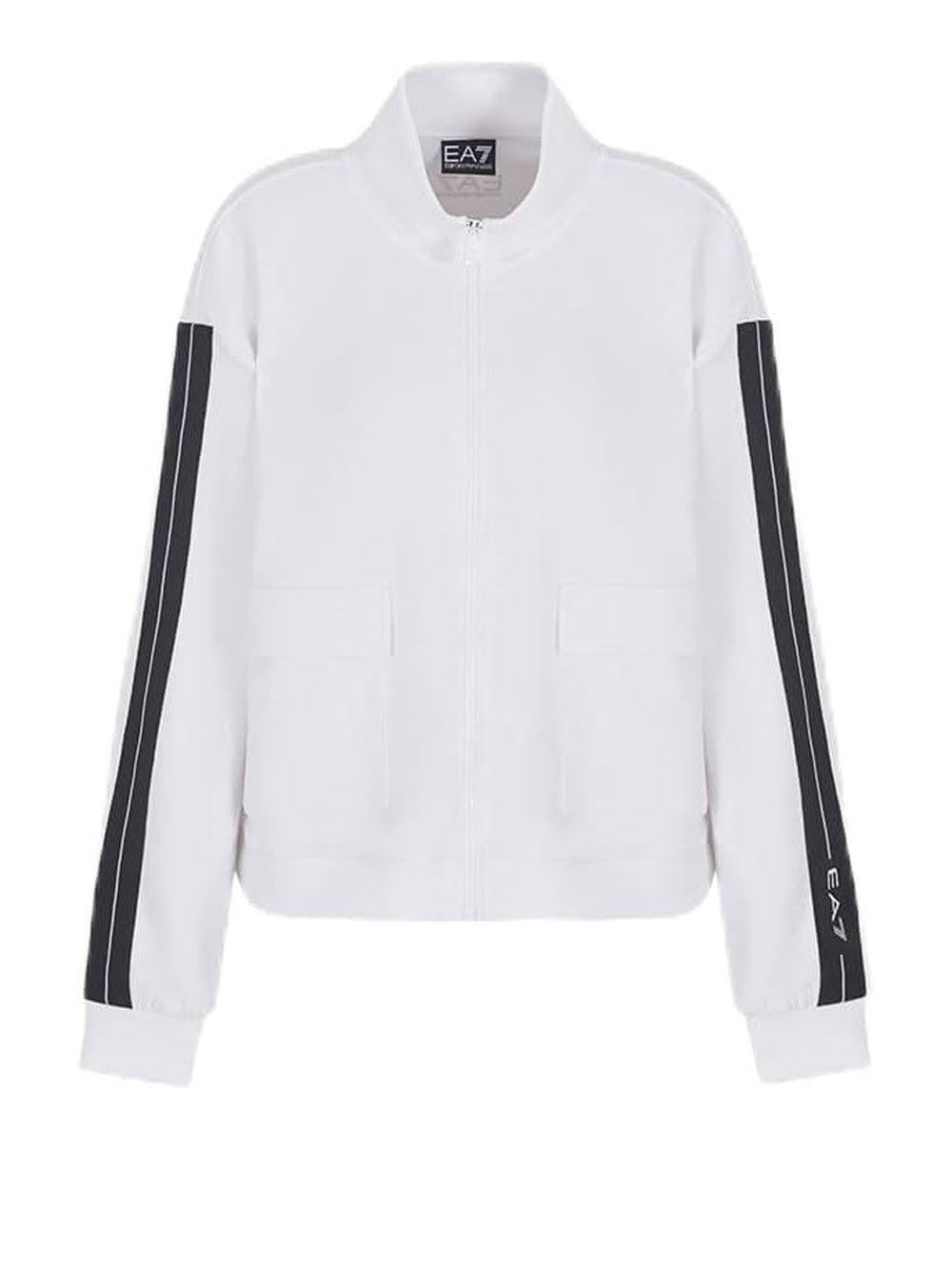 EA7 T-shirt con zip Donna - Bianco modello 7W000171AF12643