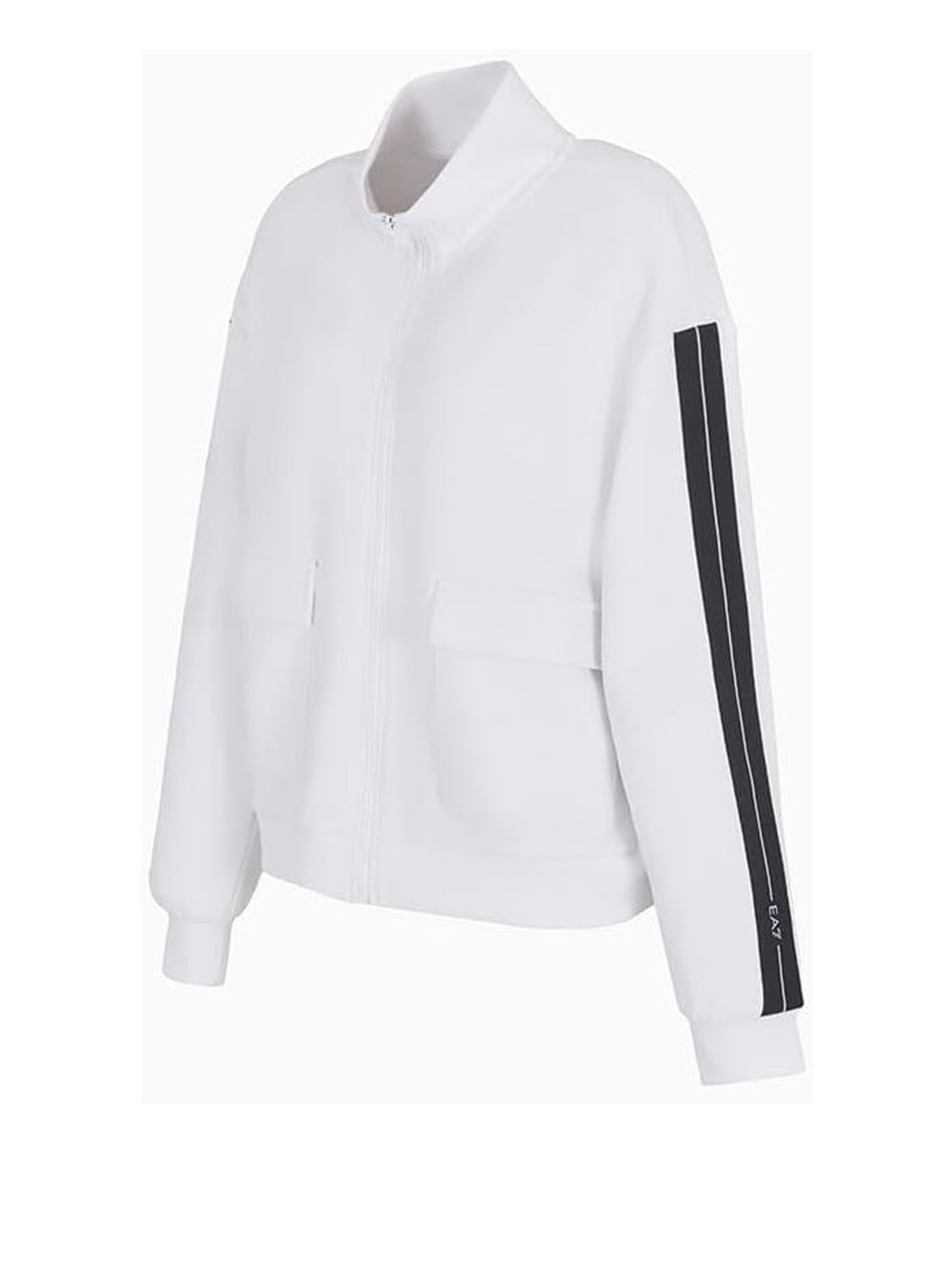 EA7 T-shirt con zip Donna - Bianco modello 7W000171AF12643