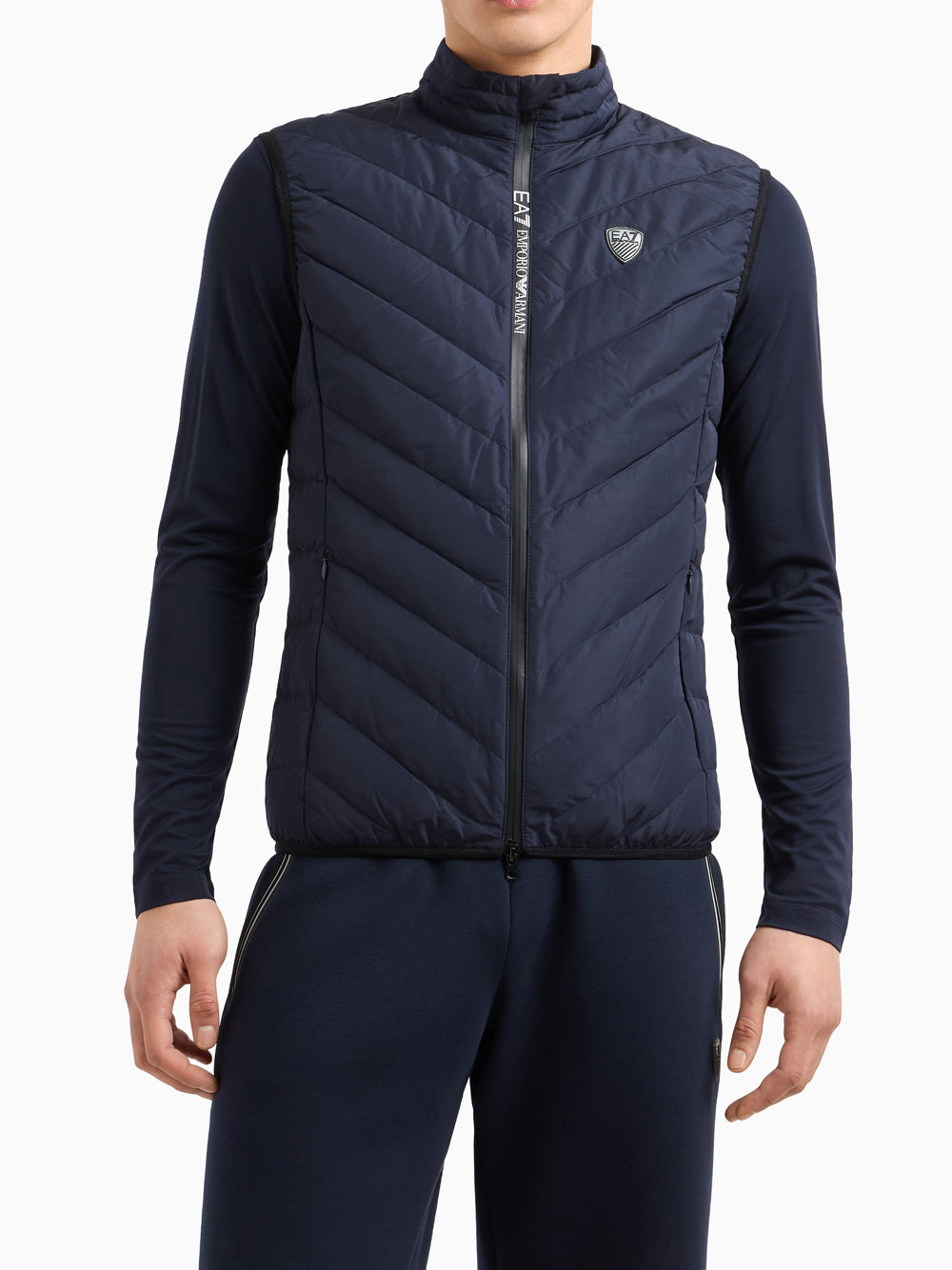 EA7 Giubbino Smanicato Uomo - Blu modello 8NPQ02PNE1Z