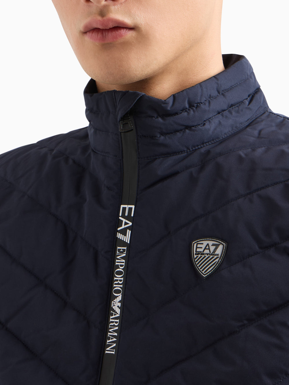 EA7 Giubbino Smanicato Uomo - Blu modello 8NPQ02PNE1Z