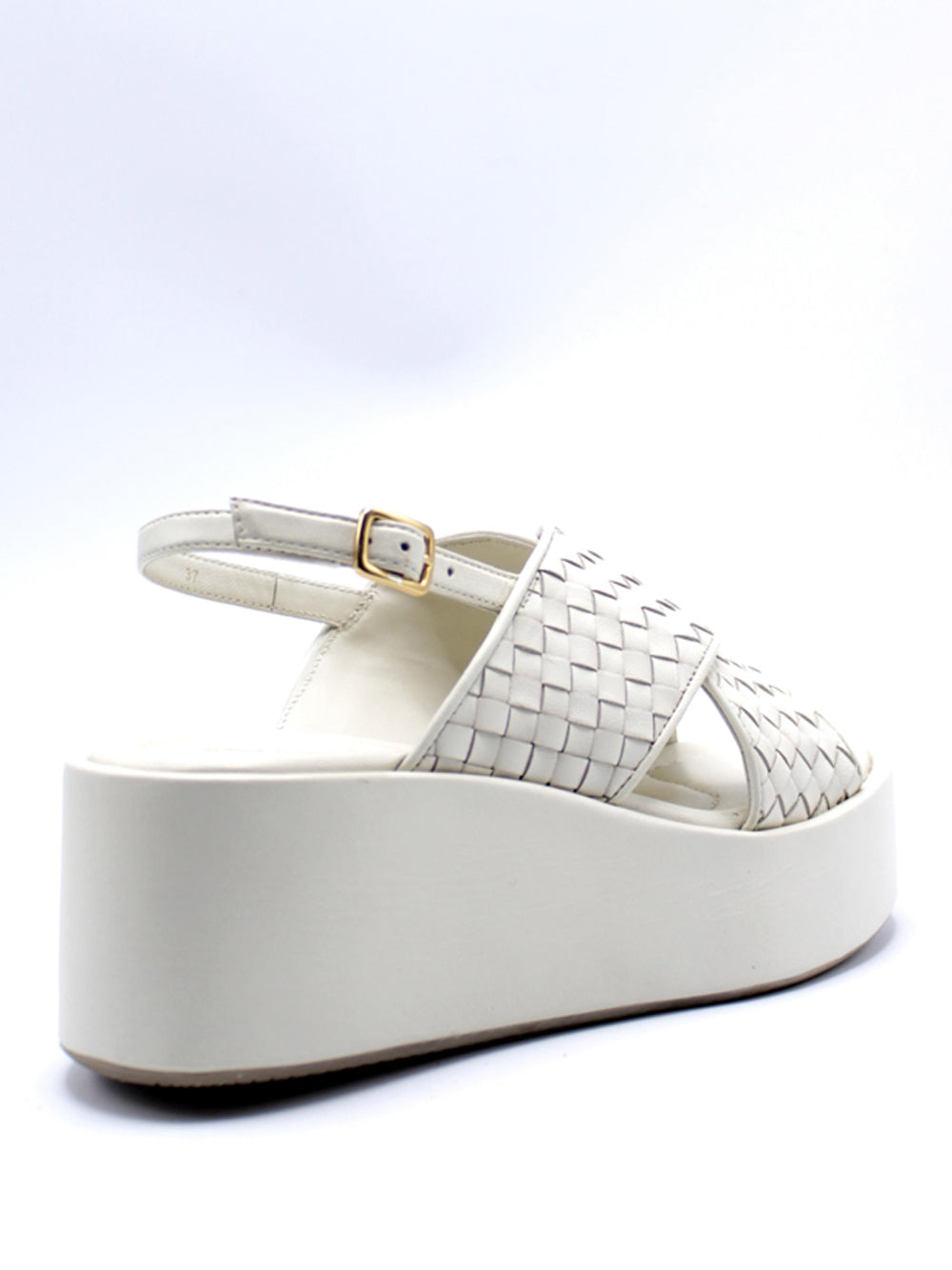 ELVIO ZANON Sandali con zeppa Donna - Bianco modello EB0902