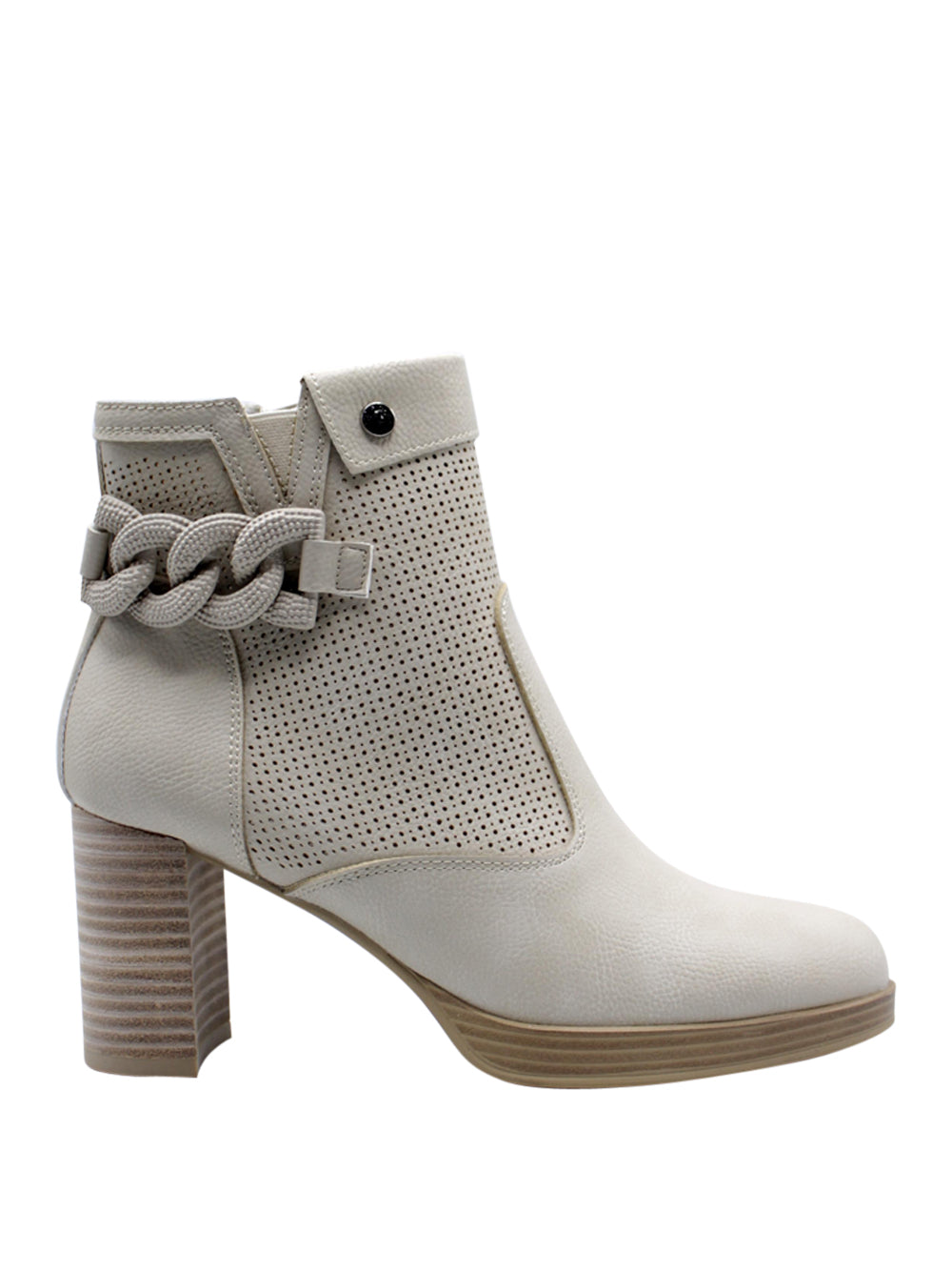 GOLD&GOLD Stivaletti con tacco Donna - Beige modello GR540
