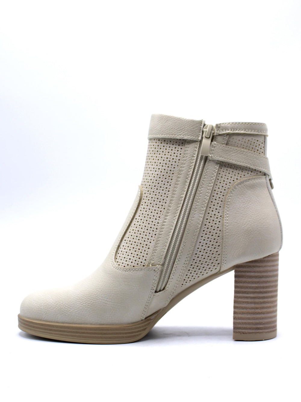 GOLD&GOLD Stivaletti con tacco Donna - Beige modello GR540