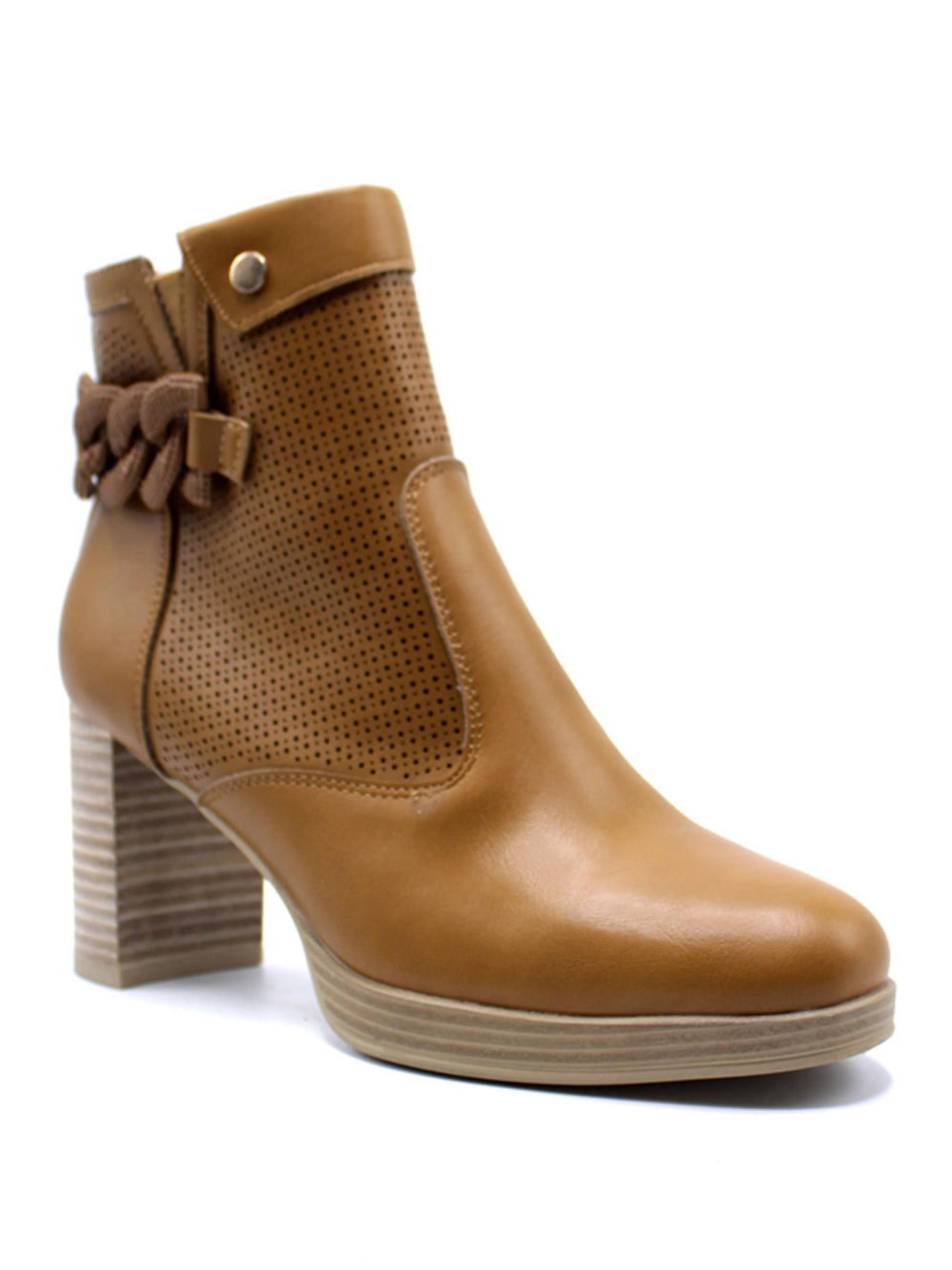 GOLD&GOLD Stivaletti con tacco Donna - Cuoio modello GR540