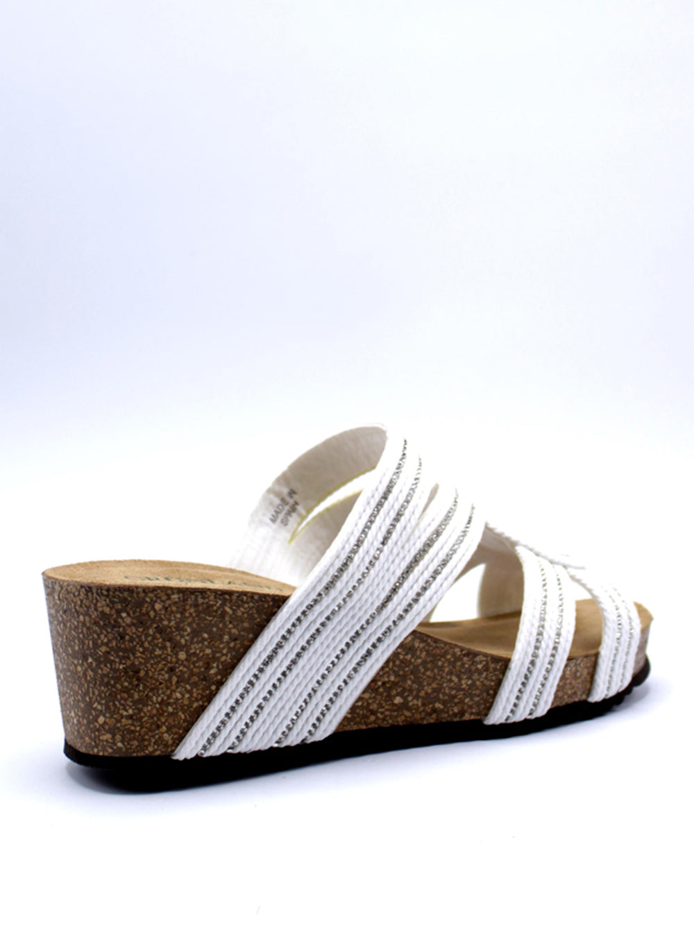 GRUNLAND Sandali con zeppa Donna - Bianco modello CB0819