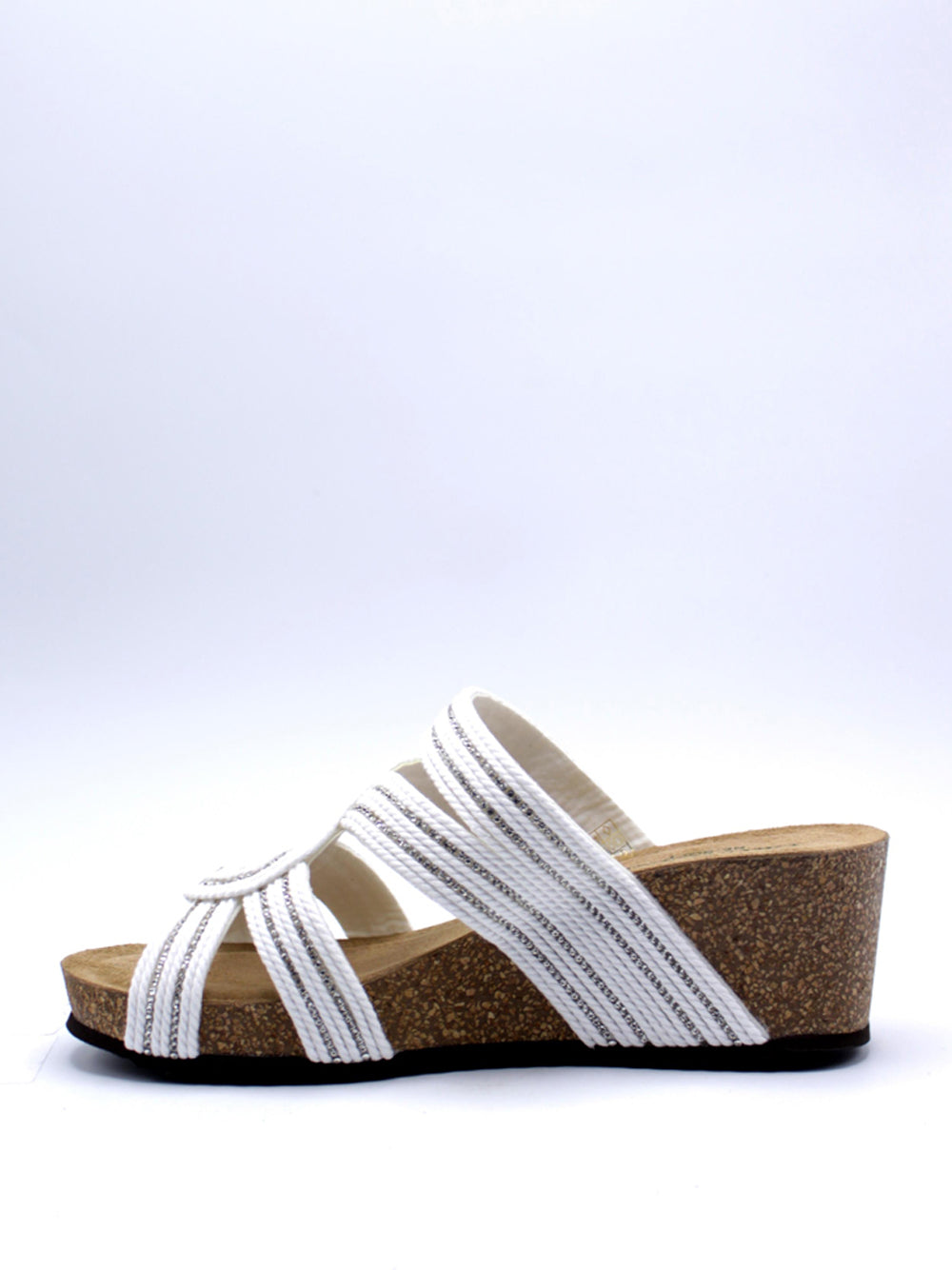 GRUNLAND Sandali con zeppa Donna - Bianco modello CB0819