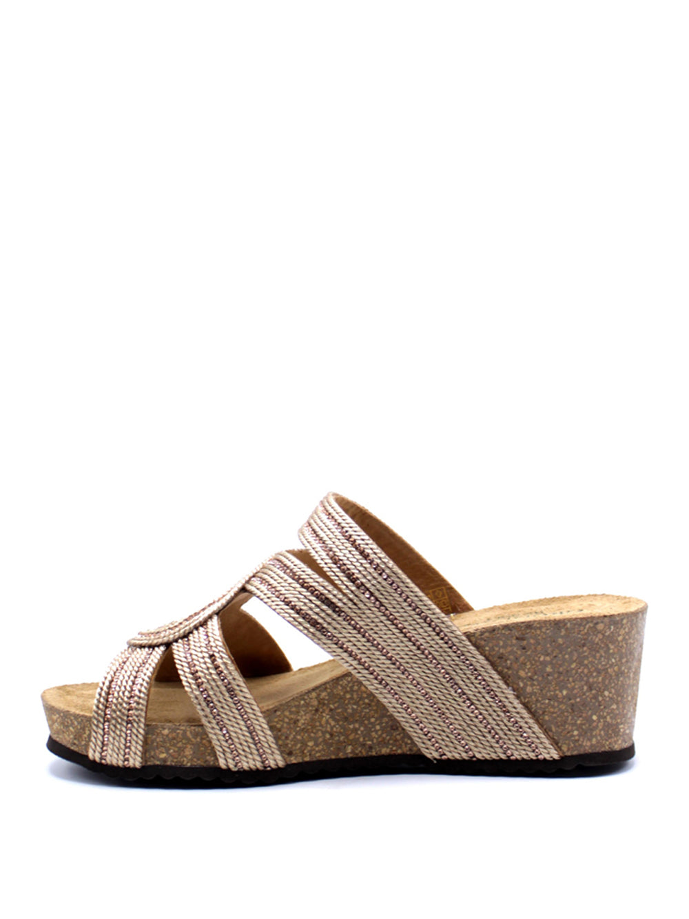 GRUNLAND Sandali con zeppa Donna - Cipria modello CB0819