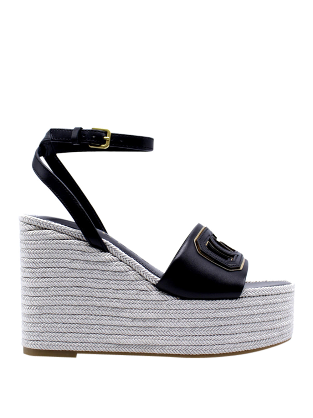 GUESS Sandali con zeppa Donna - Nero modello FLJTANLEA04