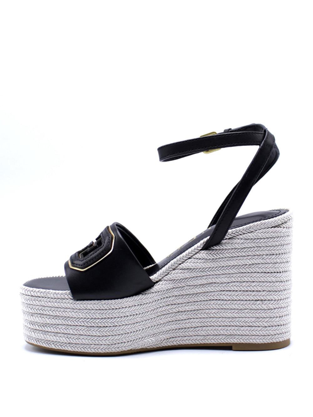 GUESS Sandali con zeppa Donna - Nero modello FLJTANLEA04