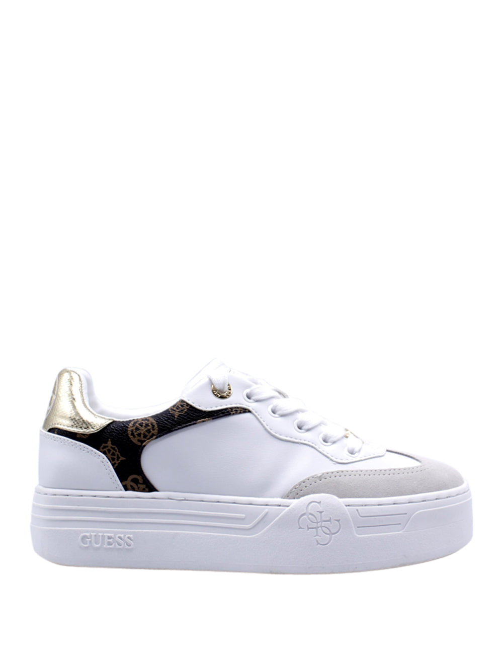 GUESS Sneakers platform Donna - Bianco modello FLPSWOELE12