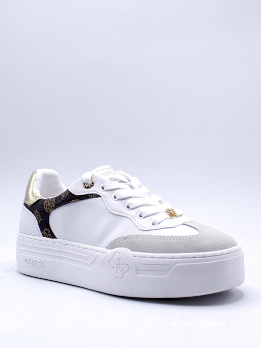 GUESS Sneakers platform Donna - Bianco modello FLPSWOELE12