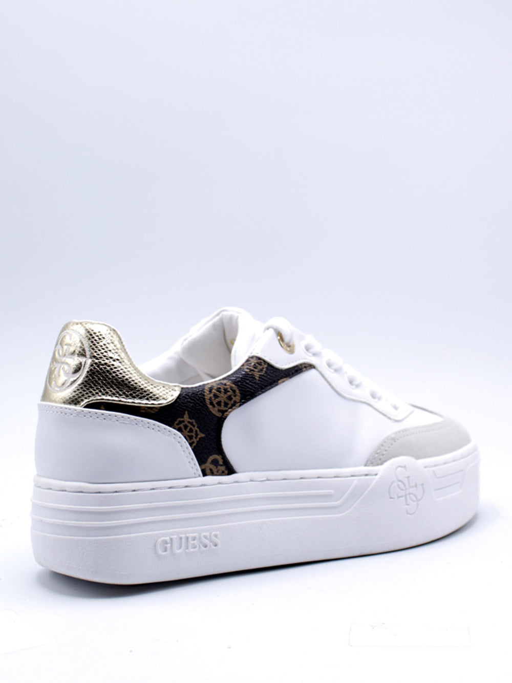 GUESS Sneakers platform Donna - Bianco modello FLPSWOELE12