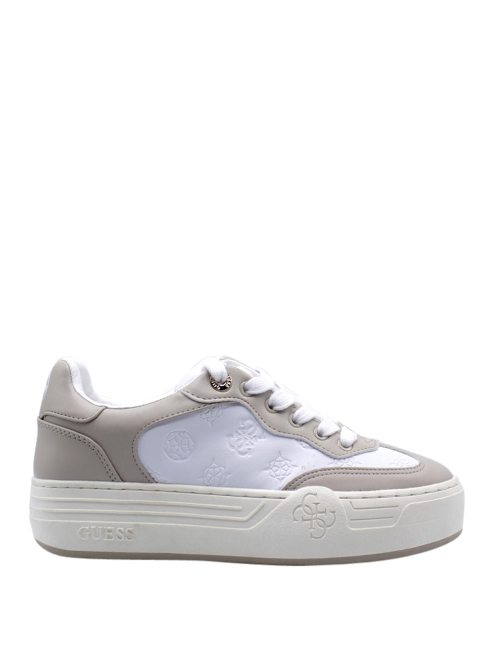 GUESS Sneakers platform Donna - Bianco modello FLPSWOFAL12