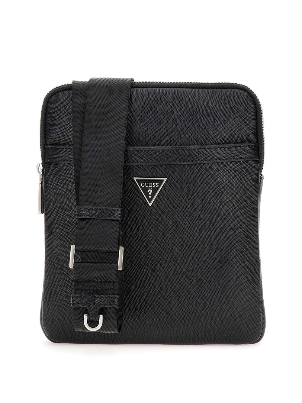 GUESS Borsa a Tracolla Saffiano Uomo - Nero modello HMECSAP3123