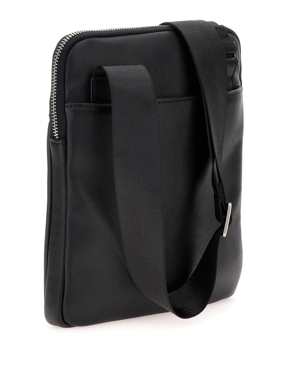 GUESS Borsa a Tracolla Saffiano Uomo - Nero modello HMECSAP3123