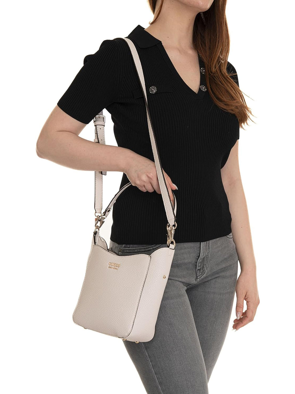 GUESS Borsa a Secchiello Donna - Rosa modello HWPG9648030