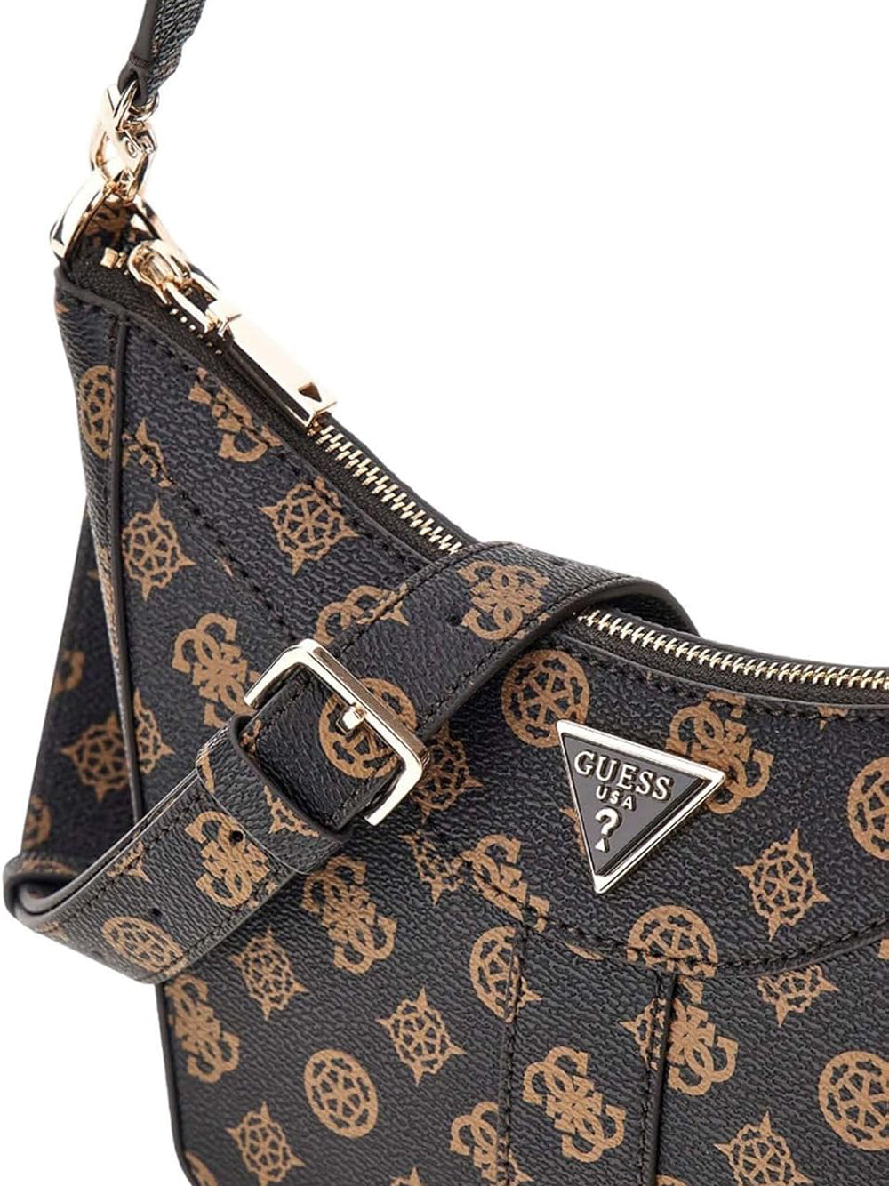 GUESS Borsa a Spalla logato Donna - Marrone modello HWPM9521170