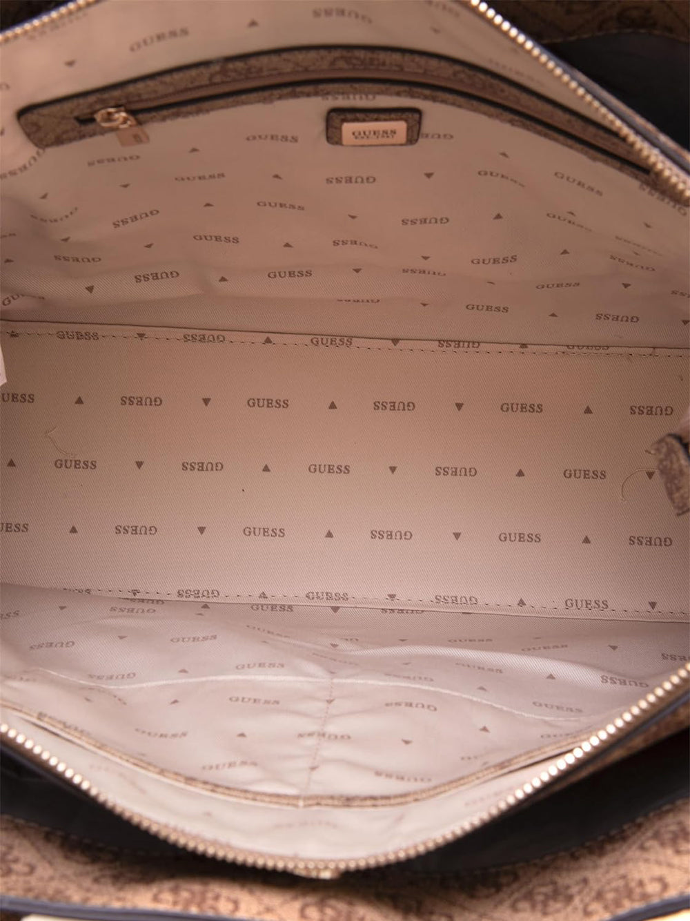 GUESS Borsa Shopping logato Donna - Latte modello HWSG8778230