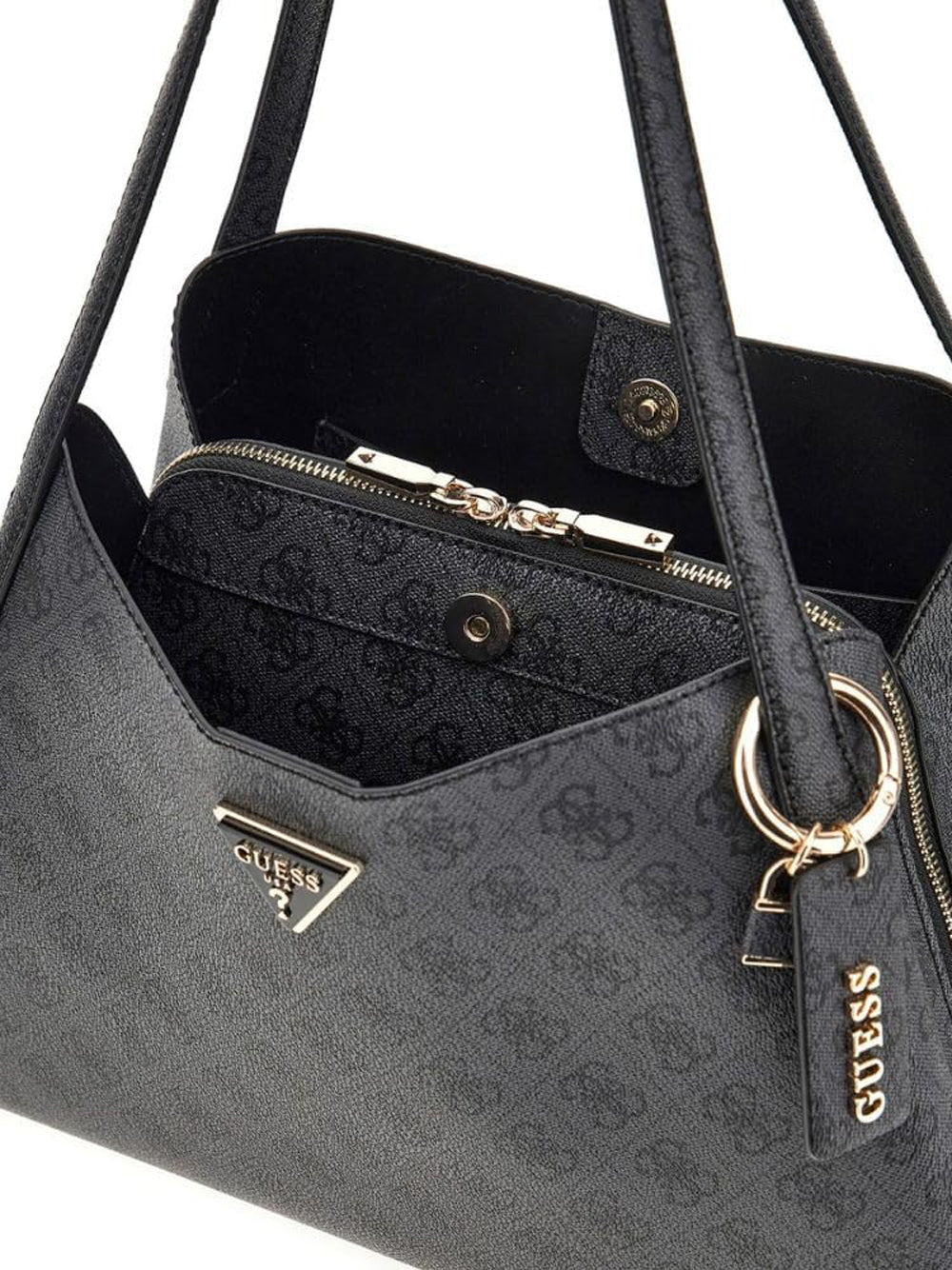 GUESS Borsa a Spalla logato Donna - Nero modello HWSG9507220